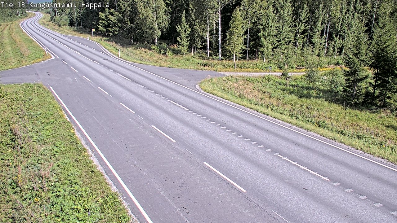Kelikamerat Kuva Tie 13 Kangasniemi, Häppälä, Kangasniemi, Etelä-Savo