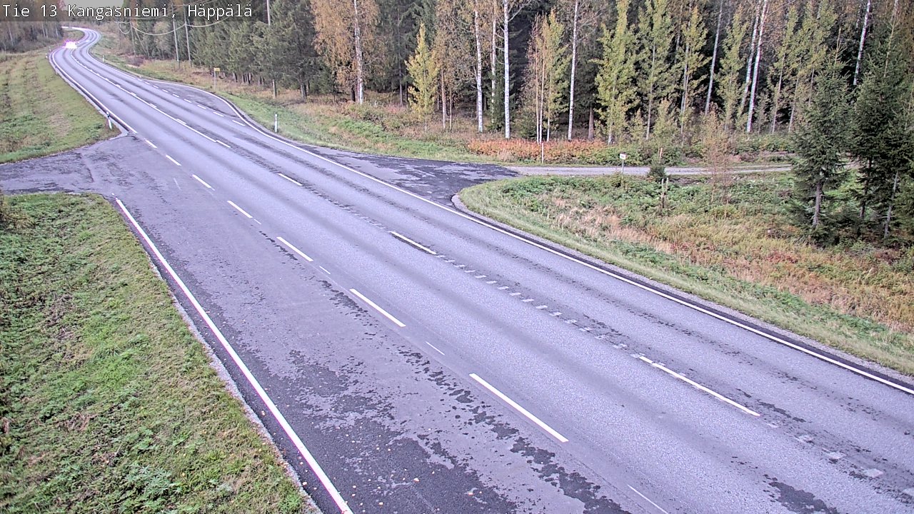 Weather Camera Image Road 13 Kangasniemi, Häppälä, Kangasniemi, Etelä-Savo