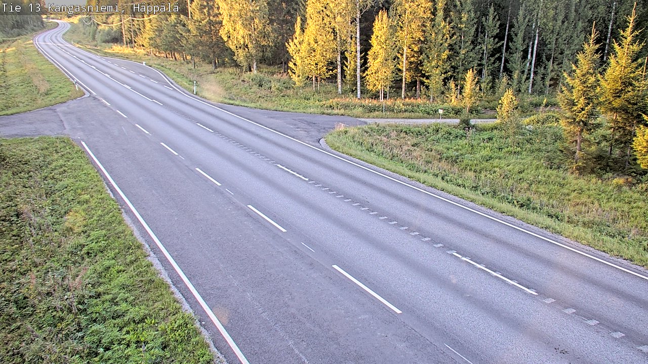 Kelikamerat Kuva Tie 13 Kangasniemi, Häppälä, Kangasniemi, Etelä-Savo