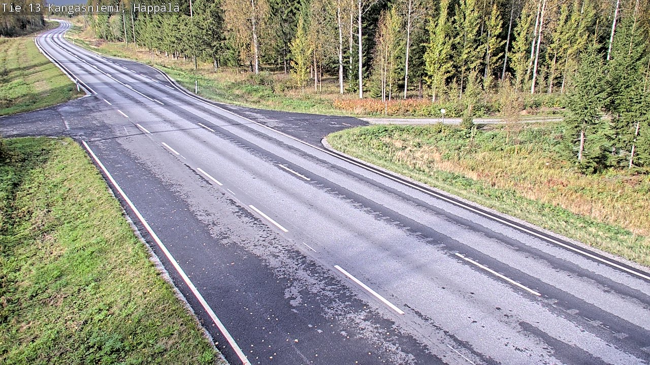 Weather Camera Image Road 13 Kangasniemi, Häppälä, Kangasniemi, Etelä-Savo