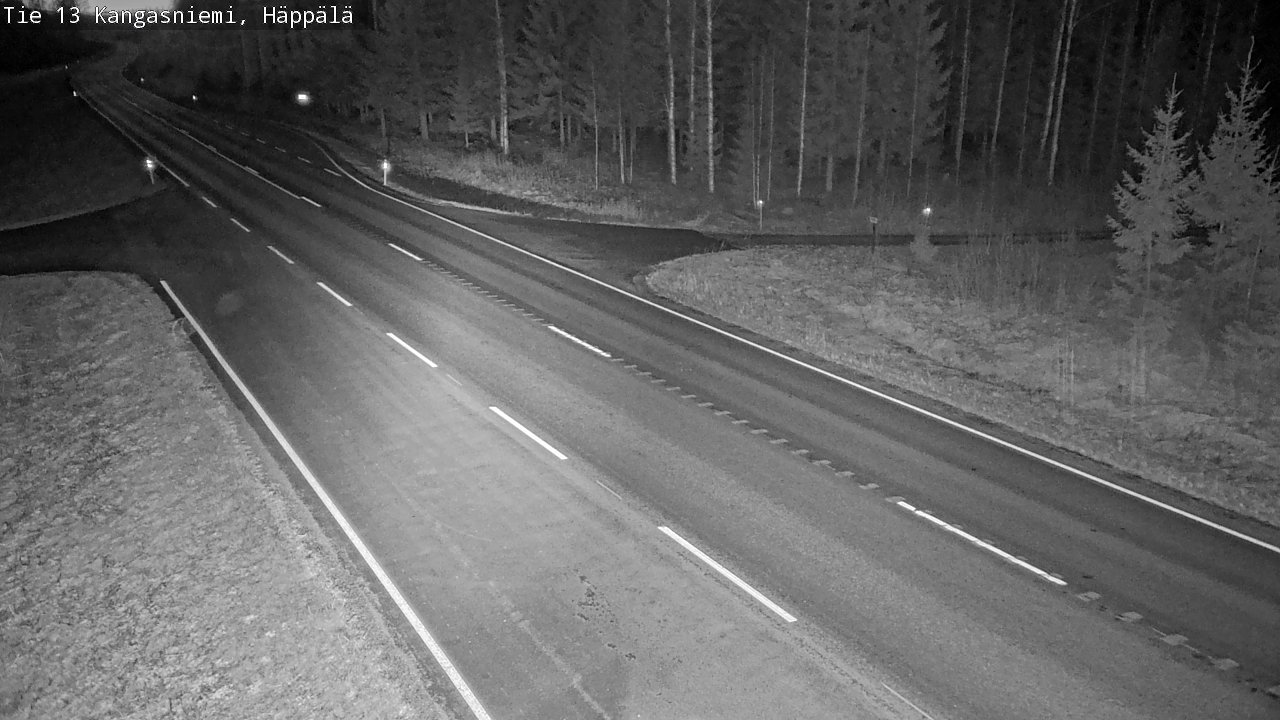 Weather Camera Image Väg 13 Kangasniemi, Häppälä, Kangasniemi, Etelä-Savo