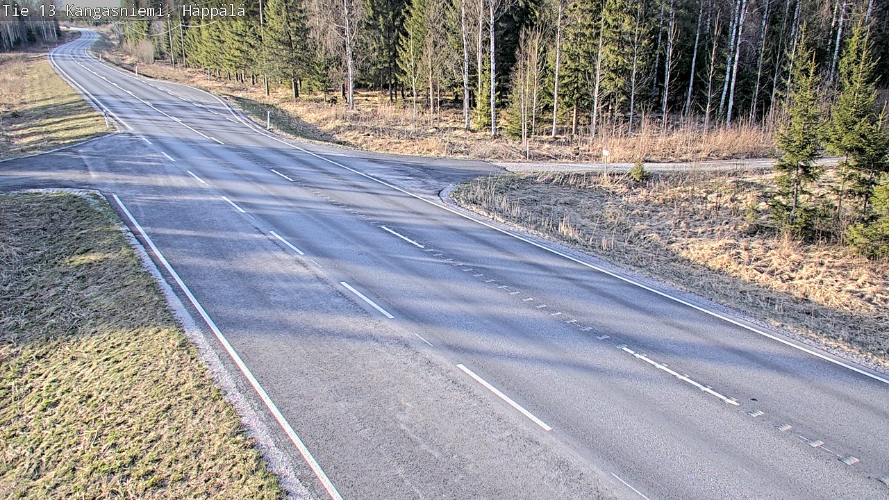 Weather Camera Image Väg 13 Kangasniemi, Häppälä, Kangasniemi, Etelä-Savo