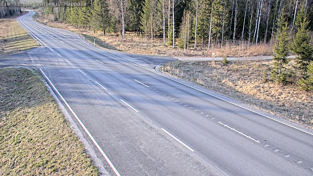 Weather Camera Image Väg 13 Kangasniemi, Häppälä, Kangasniemi, Etelä-Savo