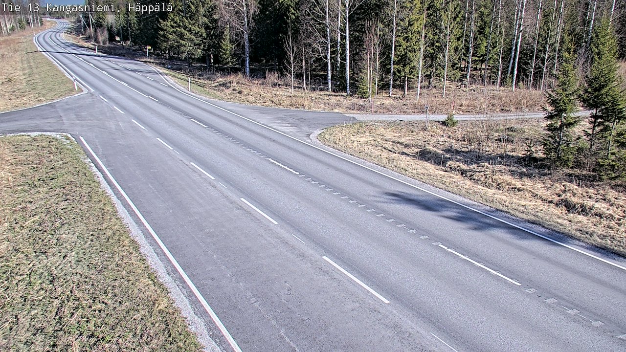 Weather Camera Image Road 13 Kangasniemi, Häppälä, Kangasniemi, Etelä-Savo
