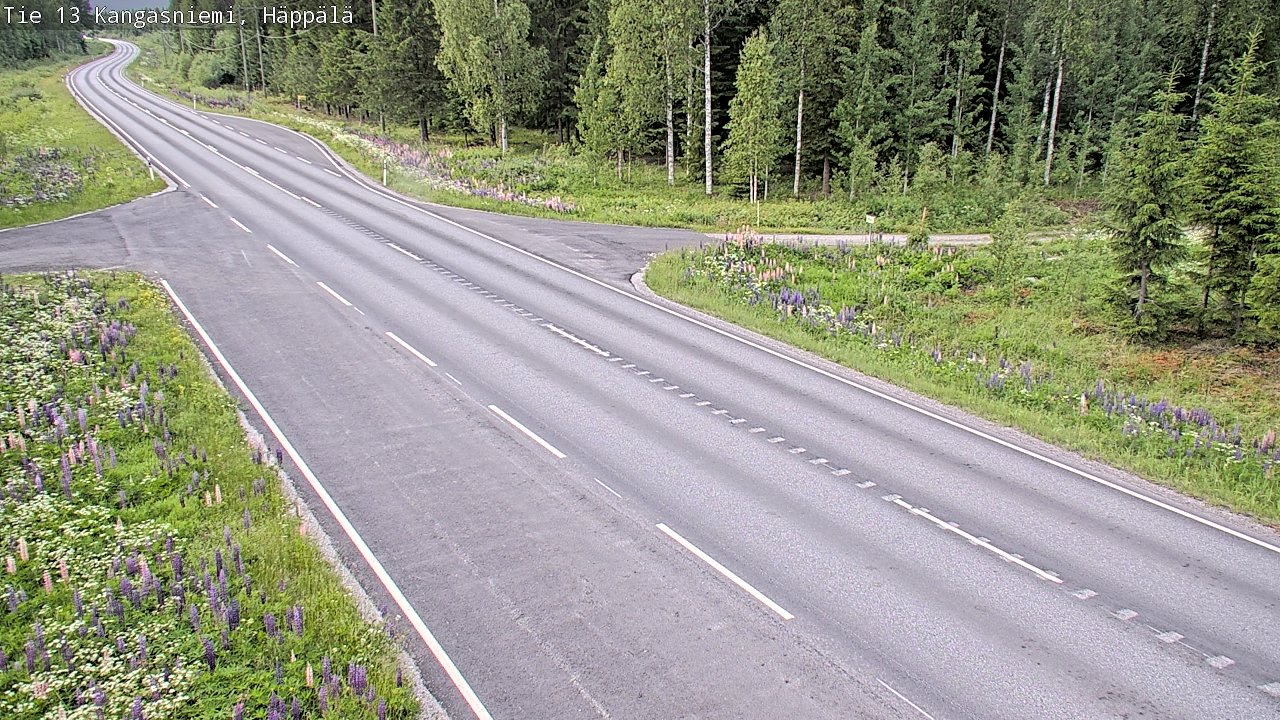 Kelikamerat Kuva Tie 13 Kangasniemi, Häppälä, Kangasniemi, Etelä-Savo