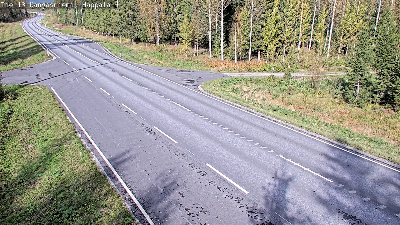 Kelikamerat Kuva Tie 13 Kangasniemi, Häppälä, Kangasniemi, Etelä-Savo