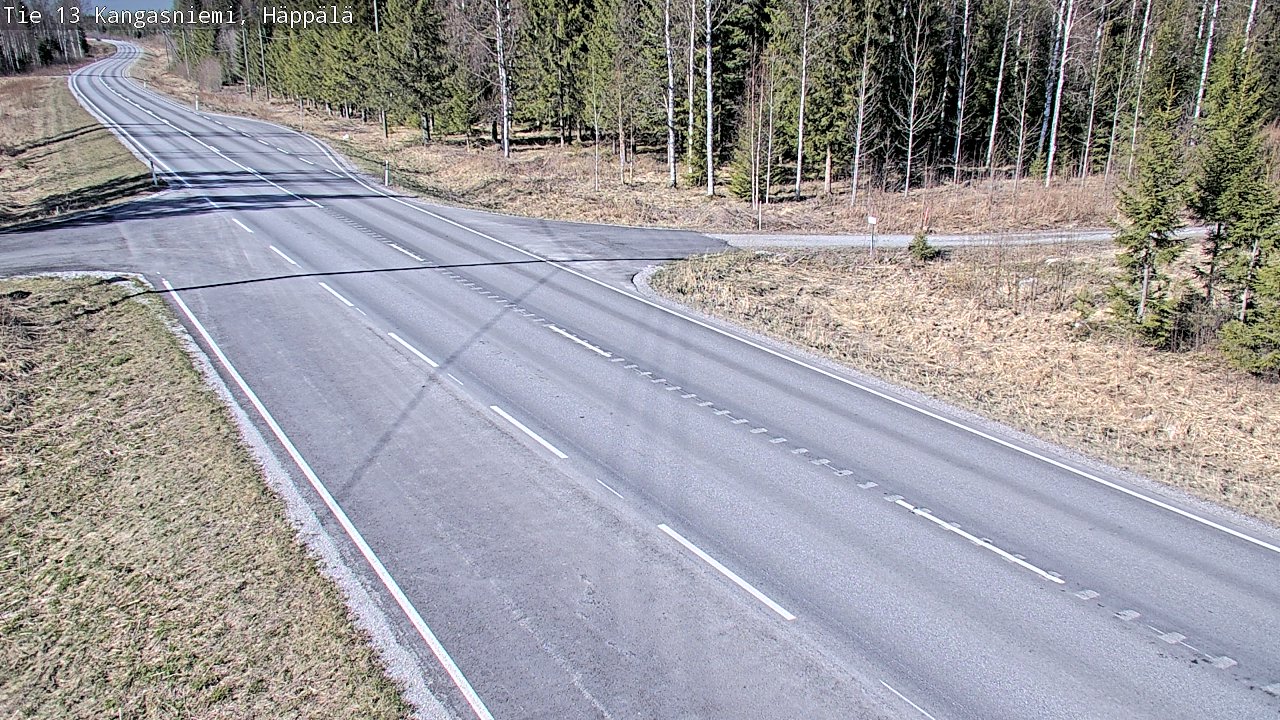 Weather Camera Image Väg 13 Kangasniemi, Häppälä, Kangasniemi, Etelä-Savo