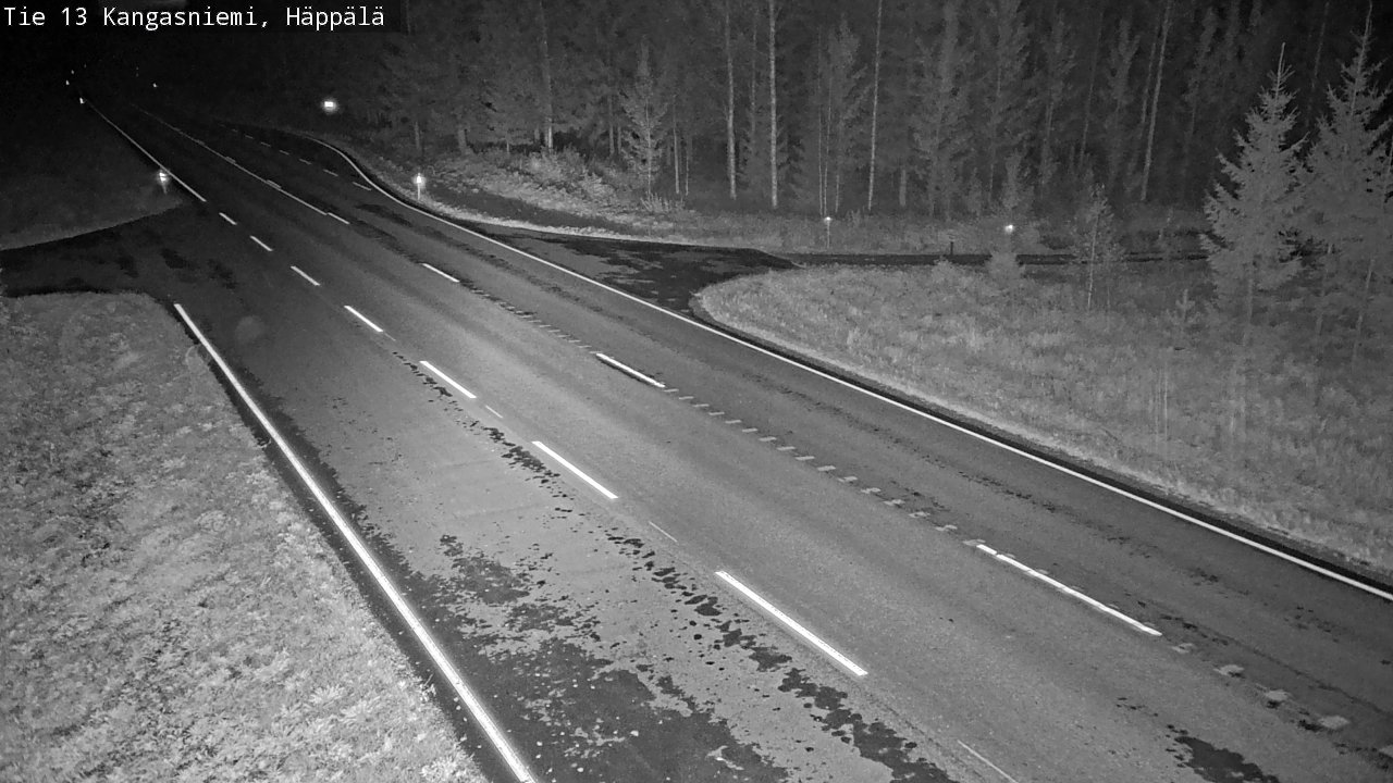 Weather Camera Image Road 13 Kangasniemi, Häppälä, Kangasniemi, Etelä-Savo