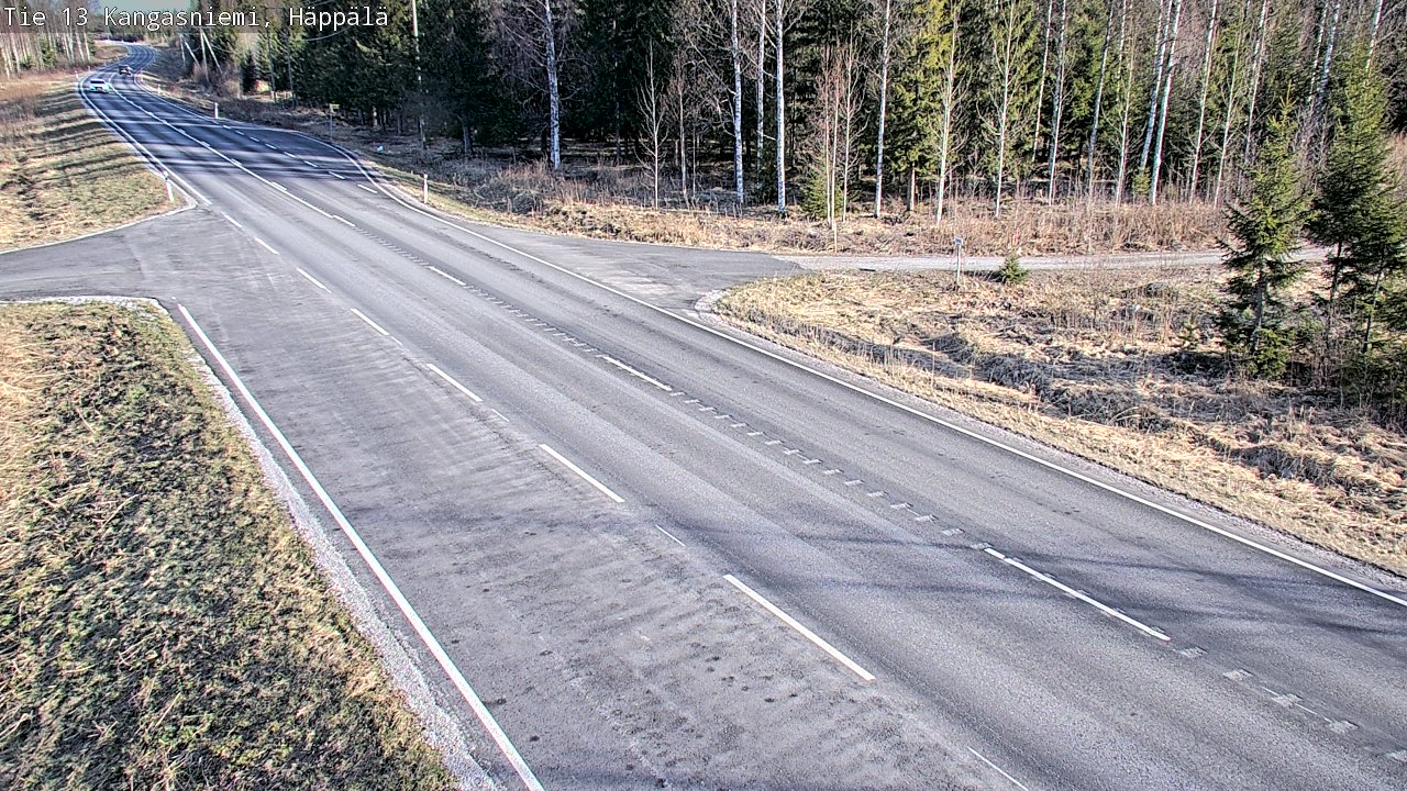 Weather Camera Image Väg 13 Kangasniemi, Häppälä, Kangasniemi, Etelä-Savo