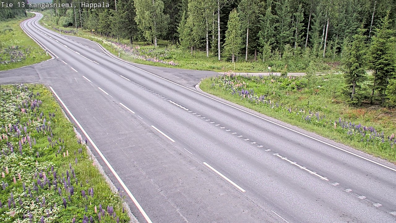 Kelikamerat Kuva Tie 13 Kangasniemi, Häppälä, Kangasniemi, Etelä-Savo