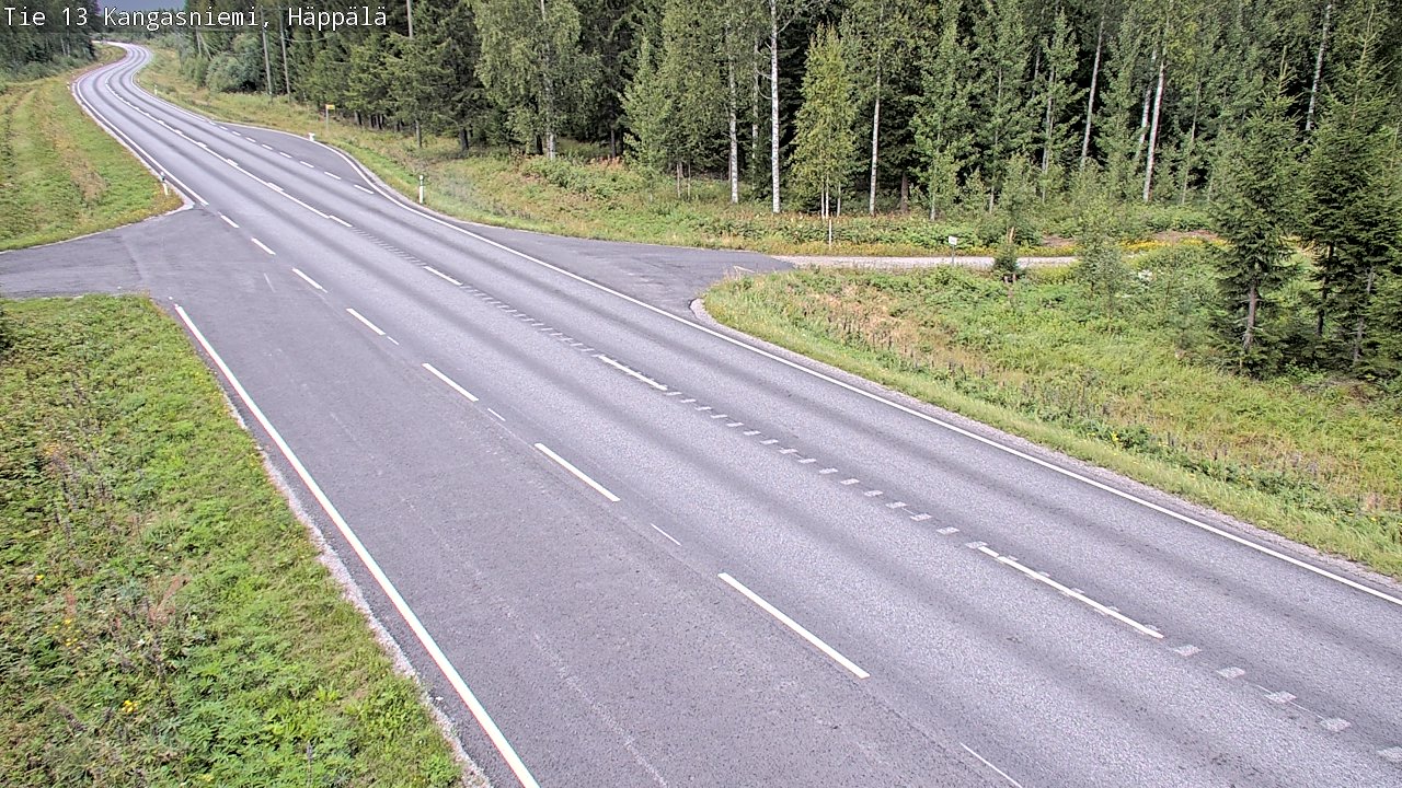 Weather Camera Image Road 13 Kangasniemi, Häppälä, Kangasniemi, Etelä-Savo