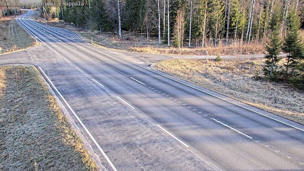 Weather Camera Image Väg 13 Kangasniemi, Häppälä, Kangasniemi, Etelä-Savo