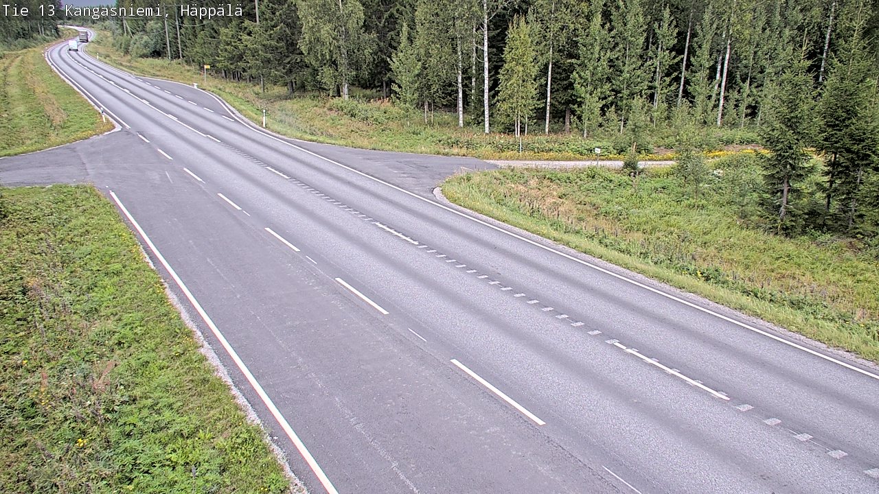 Weather Camera Image Road 13 Kangasniemi, Häppälä, Kangasniemi, Etelä-Savo