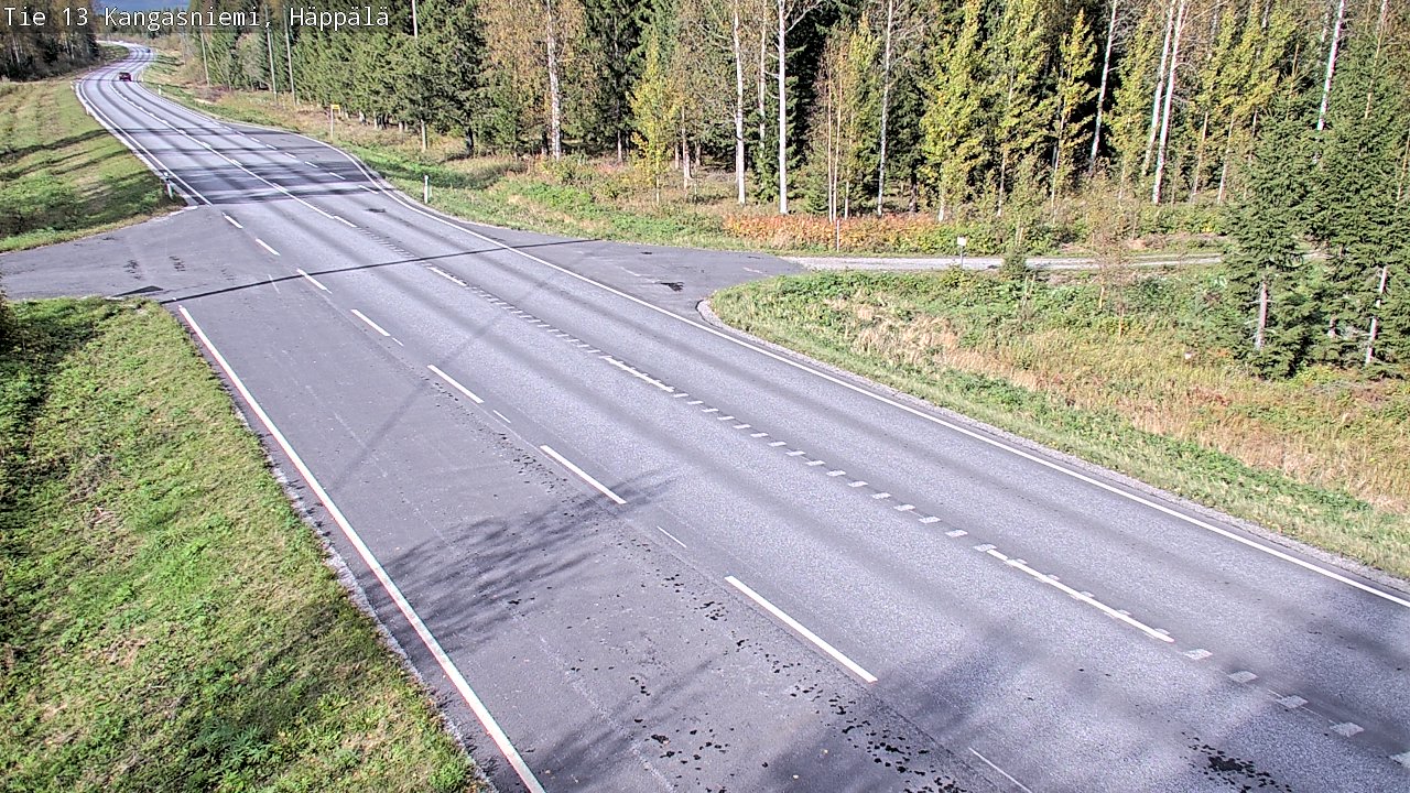 Weather Camera Image Road 13 Kangasniemi, Häppälä, Kangasniemi, Etelä-Savo