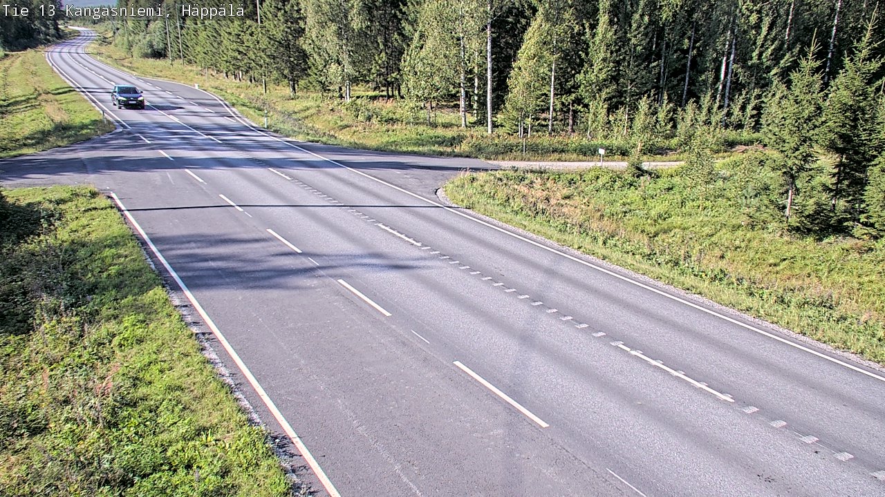 Kelikamerat Kuva Tie 13 Kangasniemi, Häppälä, Kangasniemi, Etelä-Savo