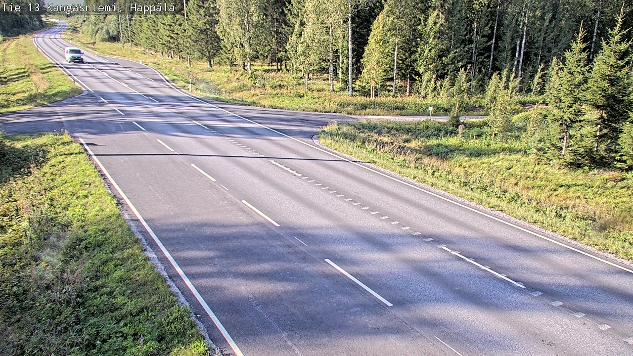 Kelikamerat Kuva Tie 13 Kangasniemi, Häppälä, Kangasniemi, Etelä-Savo