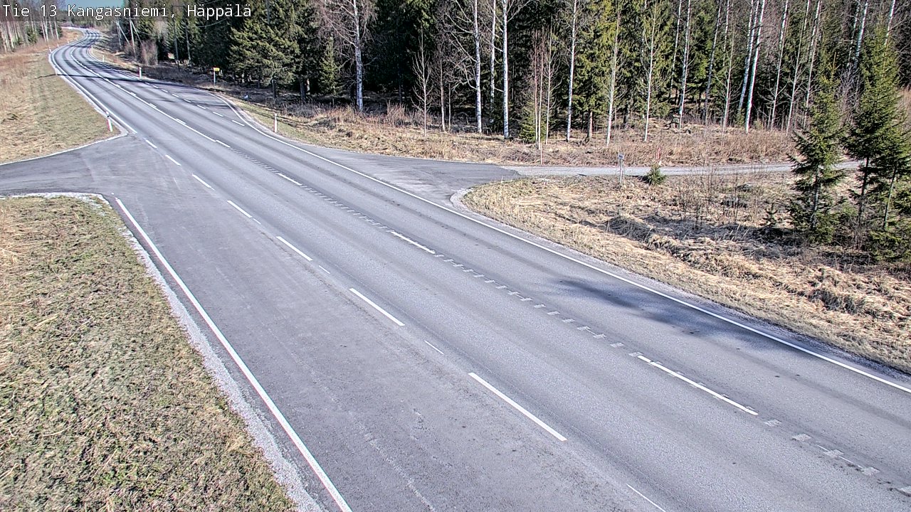 Weather Camera Image Väg 13 Kangasniemi, Häppälä, Kangasniemi, Etelä-Savo