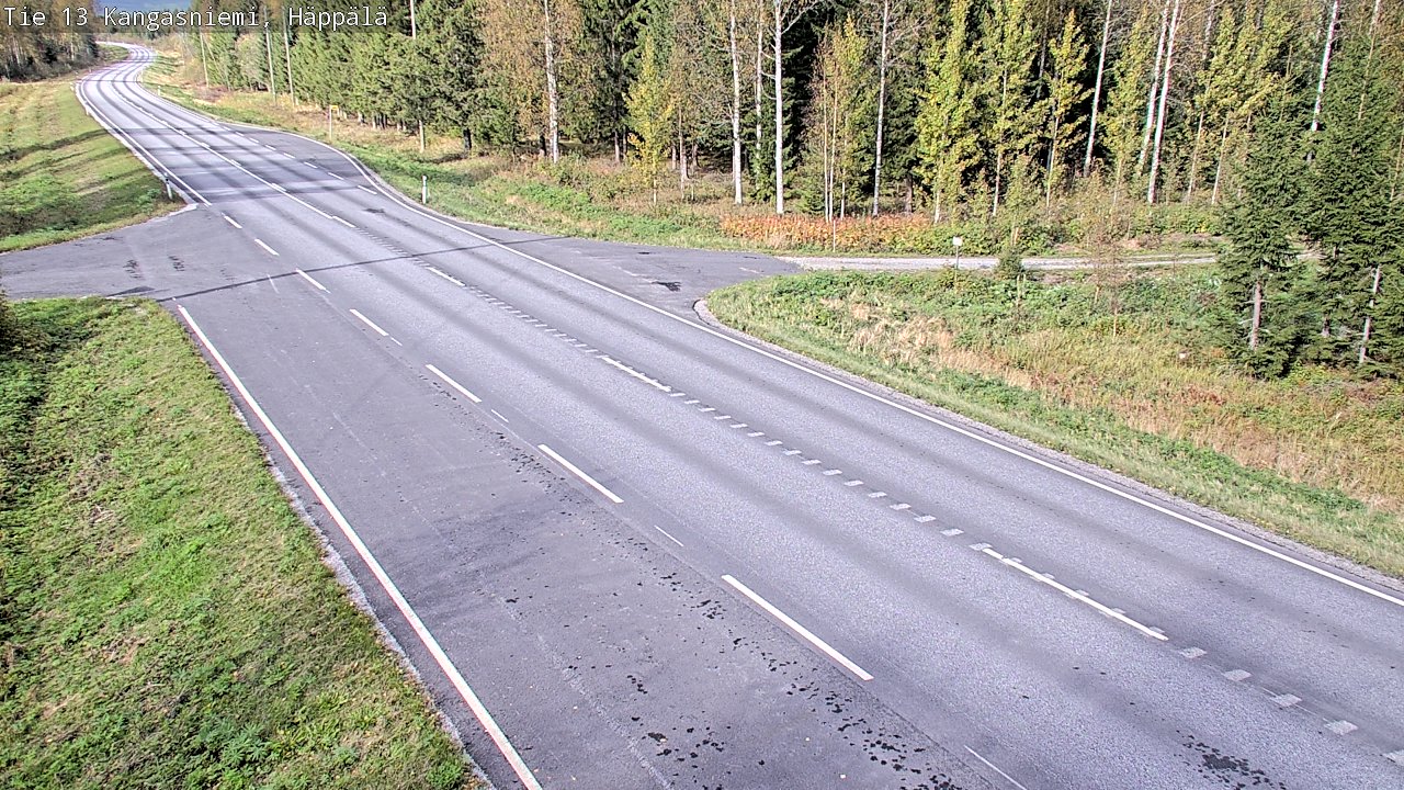 Weather Camera Image Road 13 Kangasniemi, Häppälä, Kangasniemi, Etelä-Savo