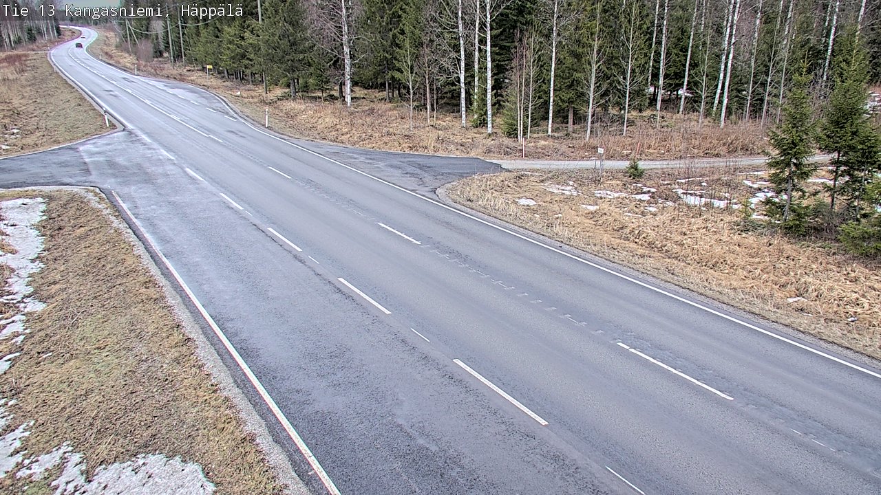 Weather Camera Image Road 13 Kangasniemi, Häppälä, Kangasniemi, Etelä-Savo
