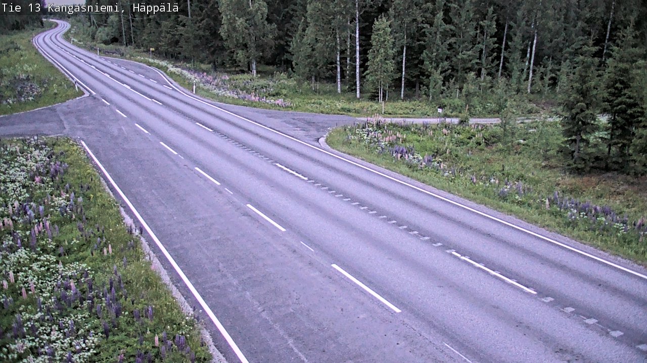 Kelikamerat Kuva Tie 13 Kangasniemi, Häppälä, Kangasniemi, Etelä-Savo