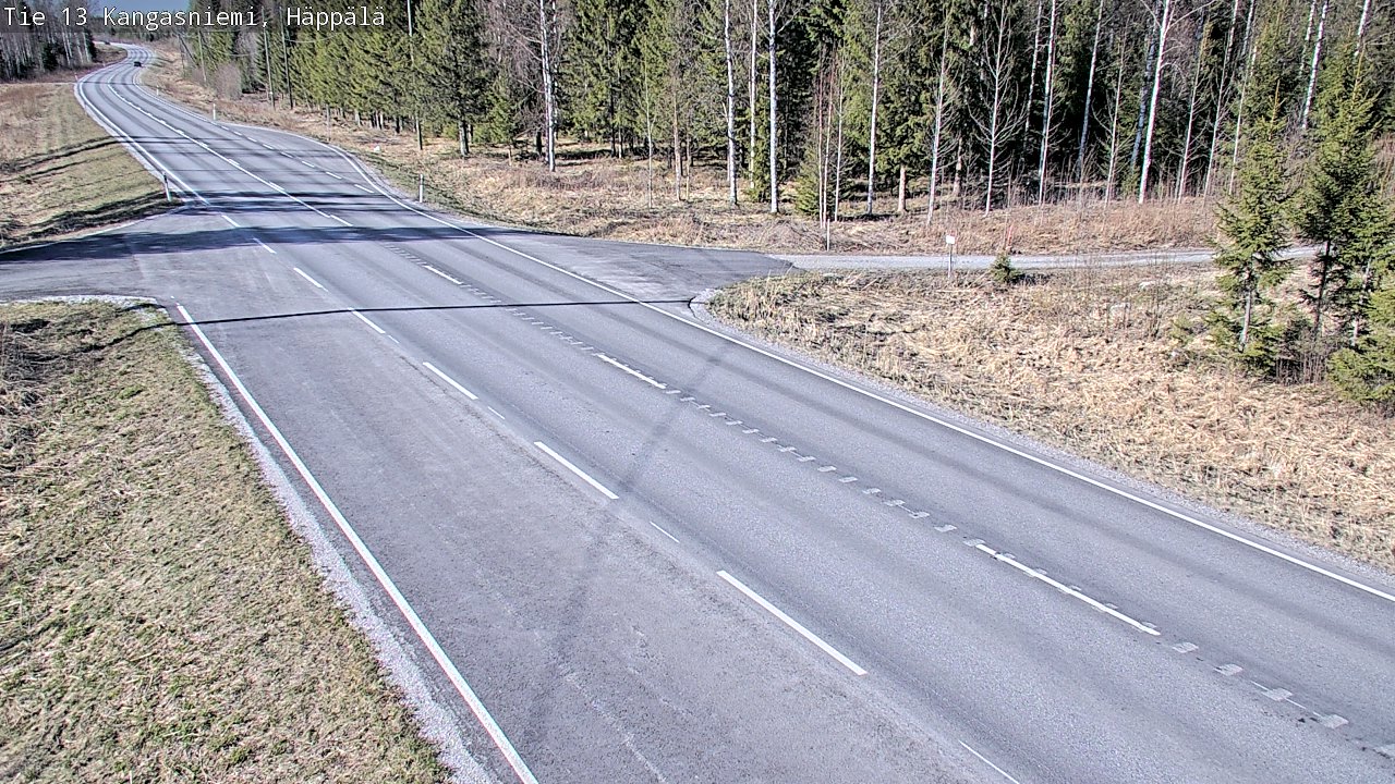 Weather Camera Image Väg 13 Kangasniemi, Häppälä, Kangasniemi, Etelä-Savo
