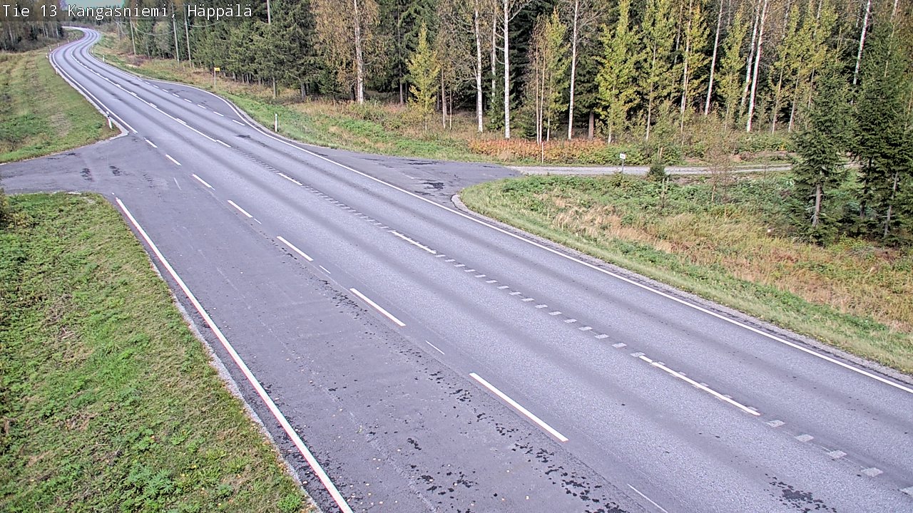 Weather Camera Image Road 13 Kangasniemi, Häppälä, Kangasniemi, Etelä-Savo