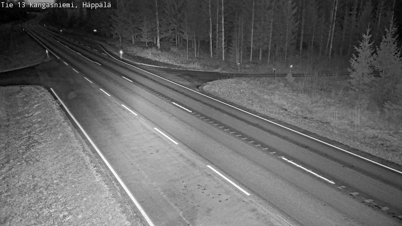 Weather Camera Image Väg 13 Kangasniemi, Häppälä, Kangasniemi, Etelä-Savo