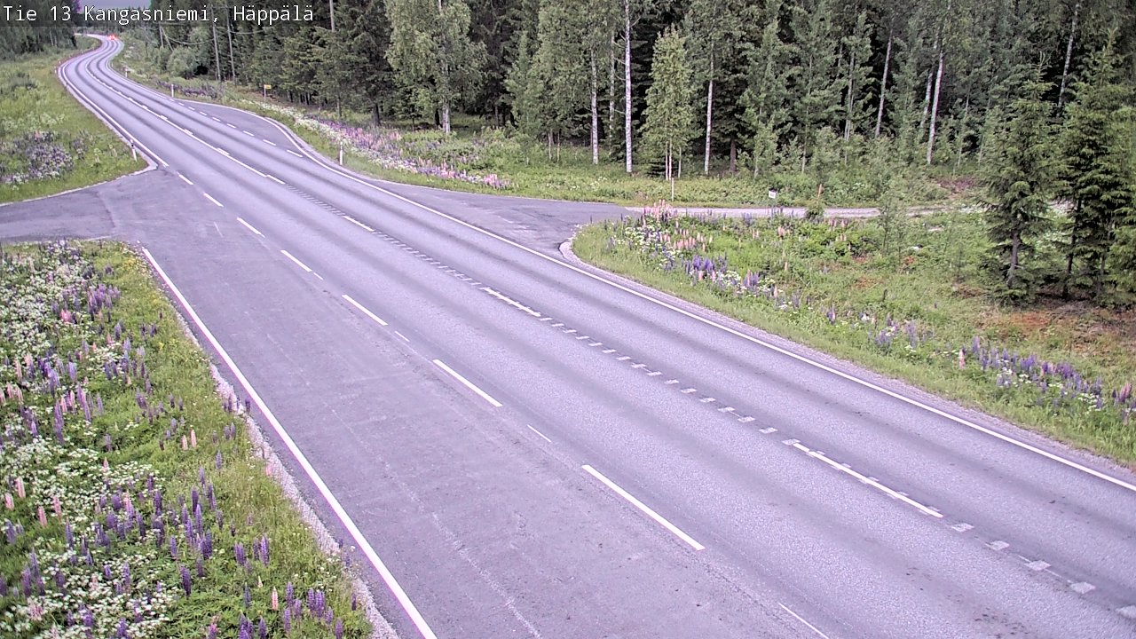 Kelikamerat Kuva Tie 13 Kangasniemi, Häppälä, Kangasniemi, Etelä-Savo