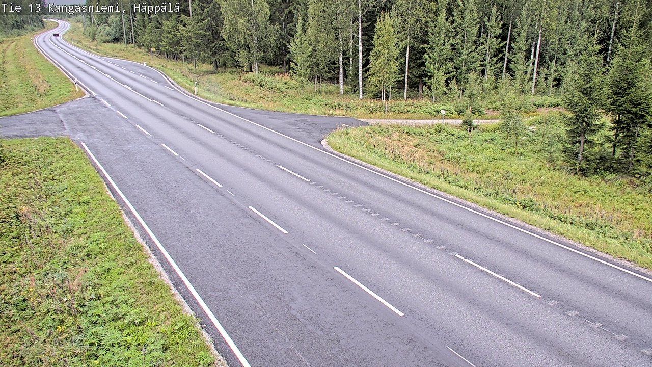 Weather Camera Image Väg 13 Kangasniemi, Häppälä, Kangasniemi, Etelä-Savo