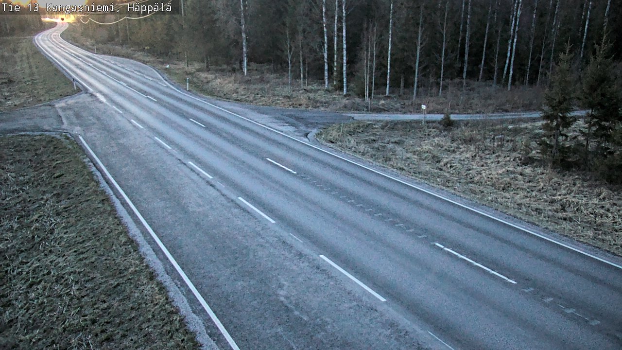 Weather Camera Image Väg 13 Kangasniemi, Häppälä, Kangasniemi, Etelä-Savo