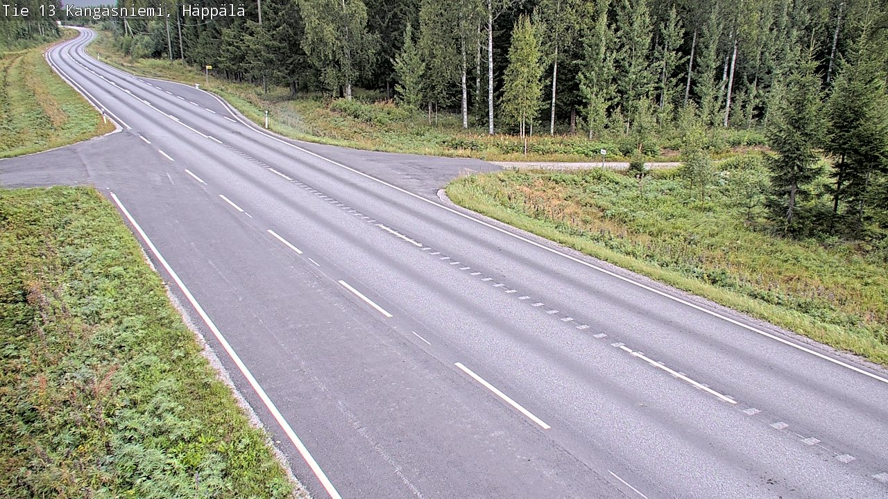 Weather Camera Image Road 13 Kangasniemi, Häppälä, Kangasniemi, Etelä-Savo