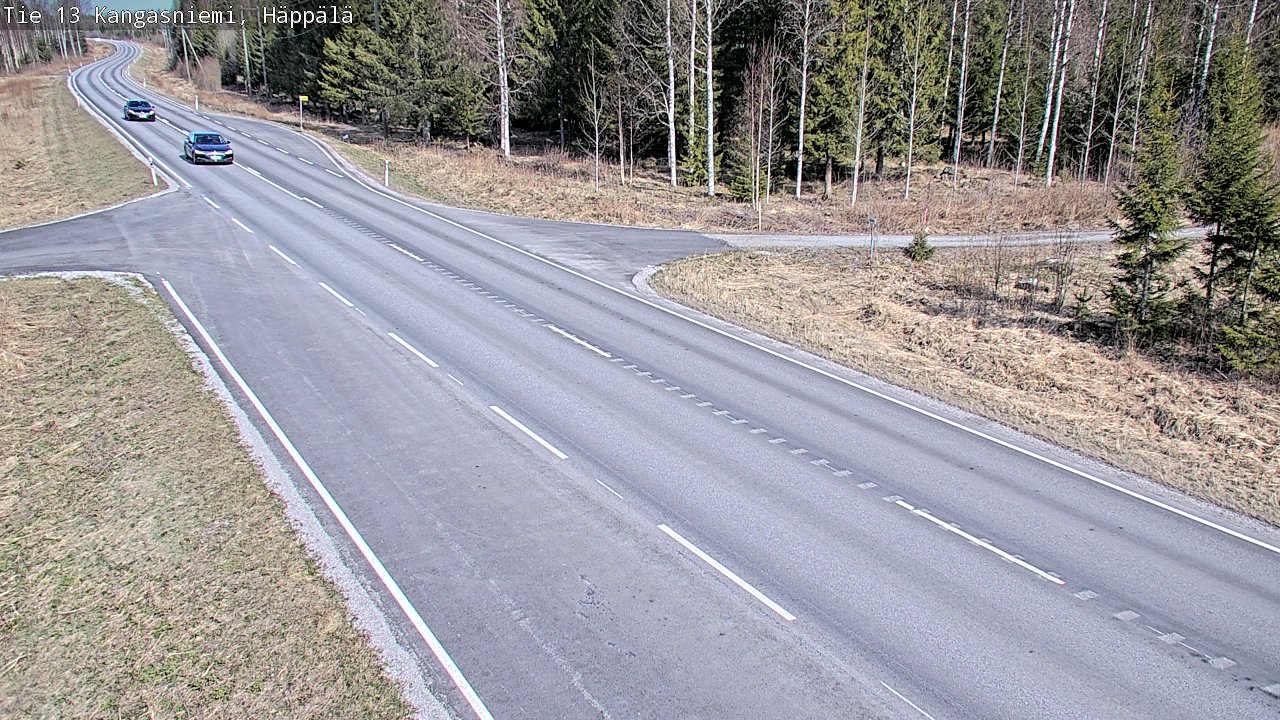 Weather Camera Image Väg 13 Kangasniemi, Häppälä, Kangasniemi, Etelä-Savo