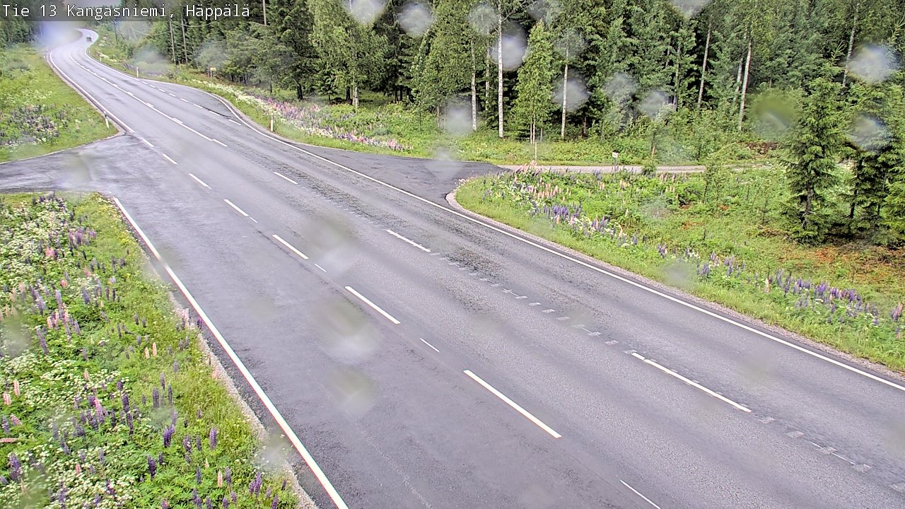 Weather Camera Image Väg 13 Kangasniemi, Häppälä, Kangasniemi, Etelä-Savo