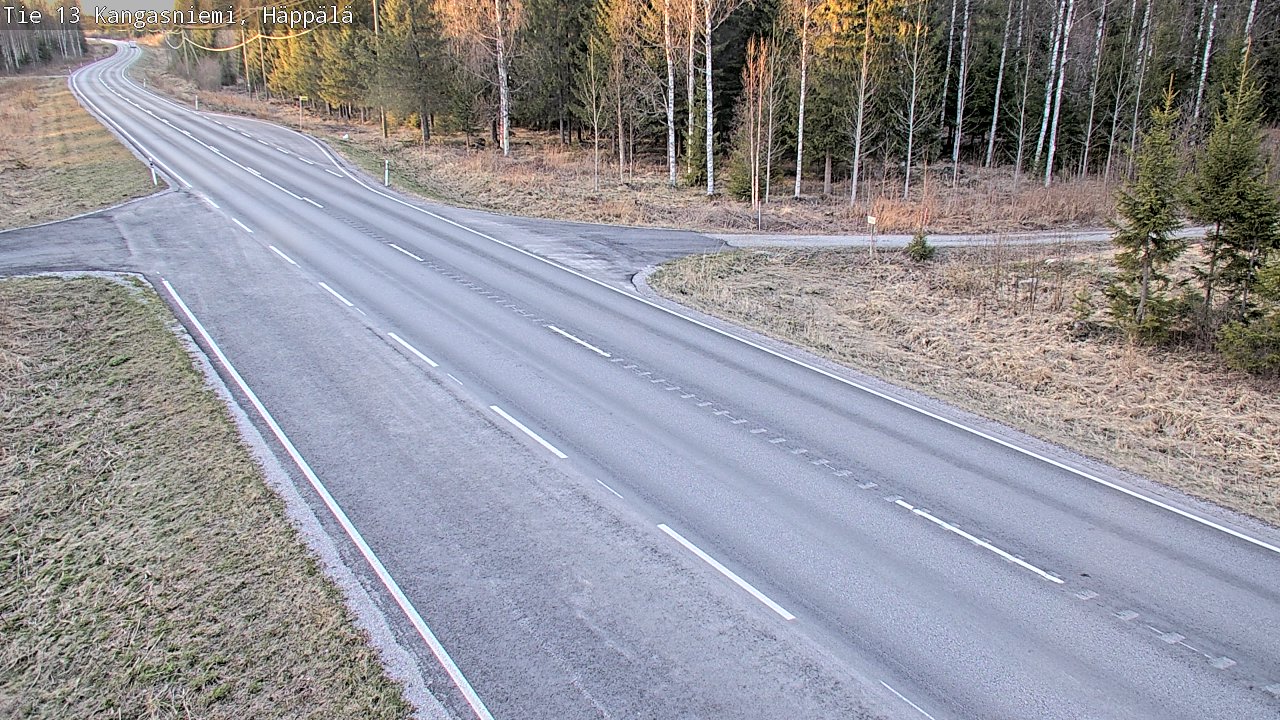 Weather Camera Image Väg 13 Kangasniemi, Häppälä, Kangasniemi, Etelä-Savo