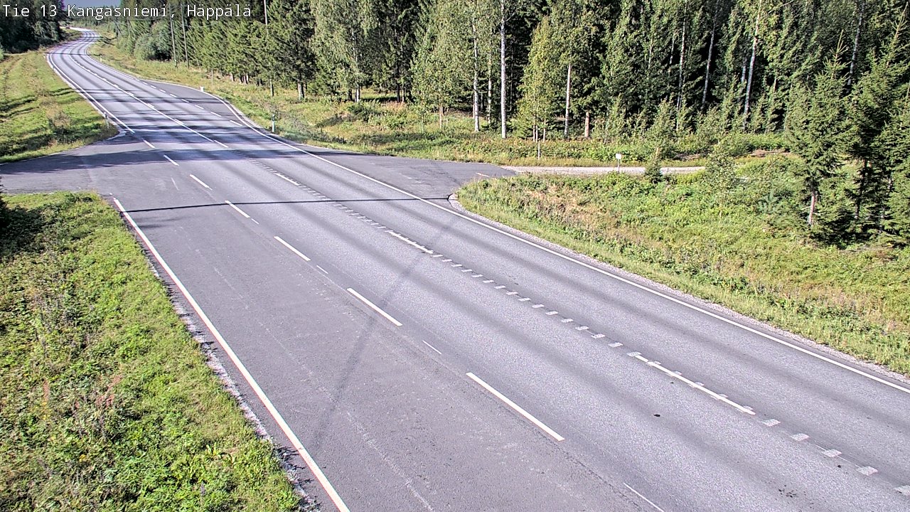 Kelikamerat Kuva Tie 13 Kangasniemi, Häppälä, Kangasniemi, Etelä-Savo