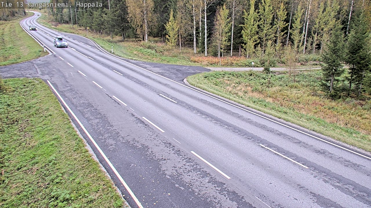 Weather Camera Image Road 13 Kangasniemi, Häppälä, Kangasniemi, Etelä-Savo
