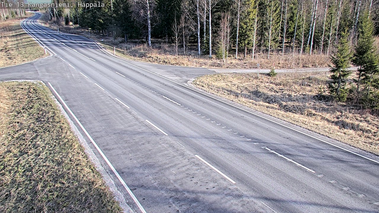 Weather Camera Image Väg 13 Kangasniemi, Häppälä, Kangasniemi, Etelä-Savo