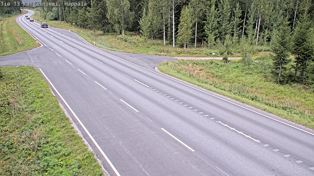 Weather Camera Image Väg 13 Kangasniemi, Häppälä, Kangasniemi, Etelä-Savo