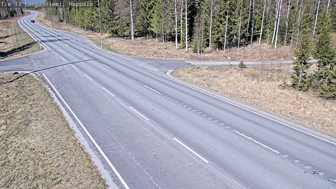 Weather Camera Image Väg 13 Kangasniemi, Häppälä, Kangasniemi, Etelä-Savo