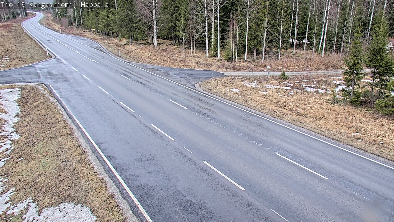 Weather Camera Image Road 13 Kangasniemi, Häppälä, Kangasniemi, Etelä-Savo