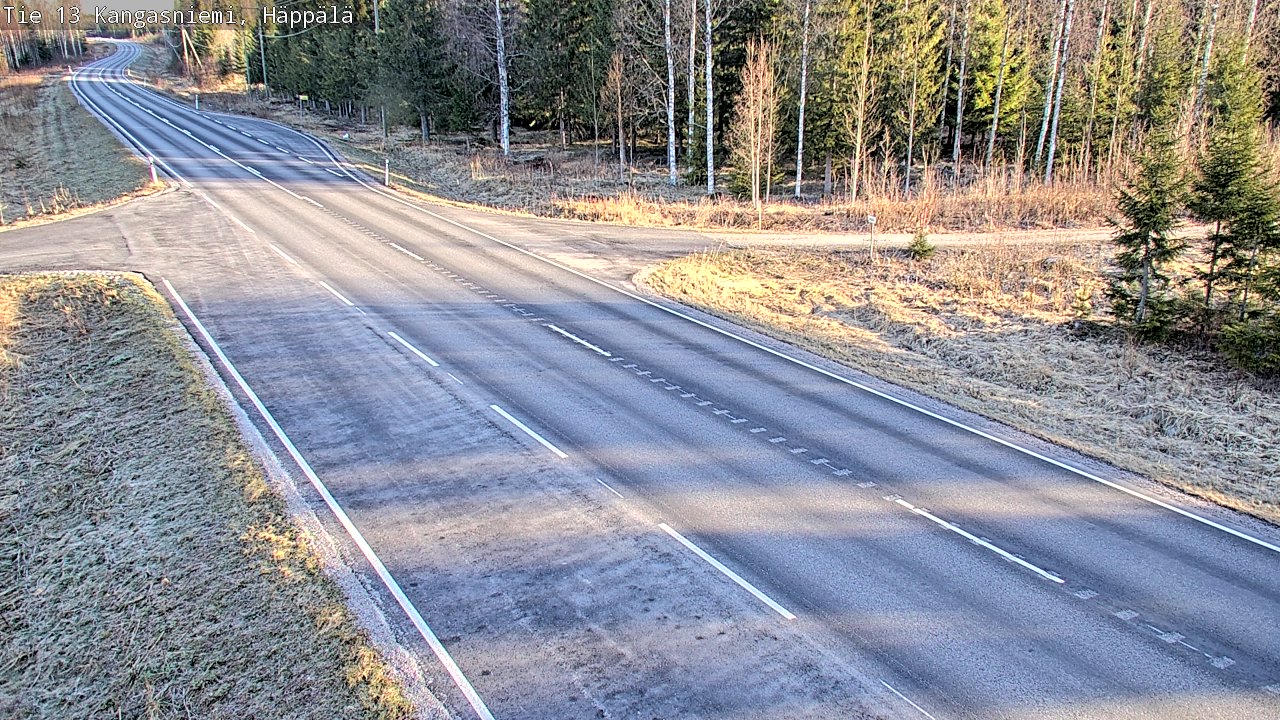 Weather Camera Image Väg 13 Kangasniemi, Häppälä, Kangasniemi, Etelä-Savo