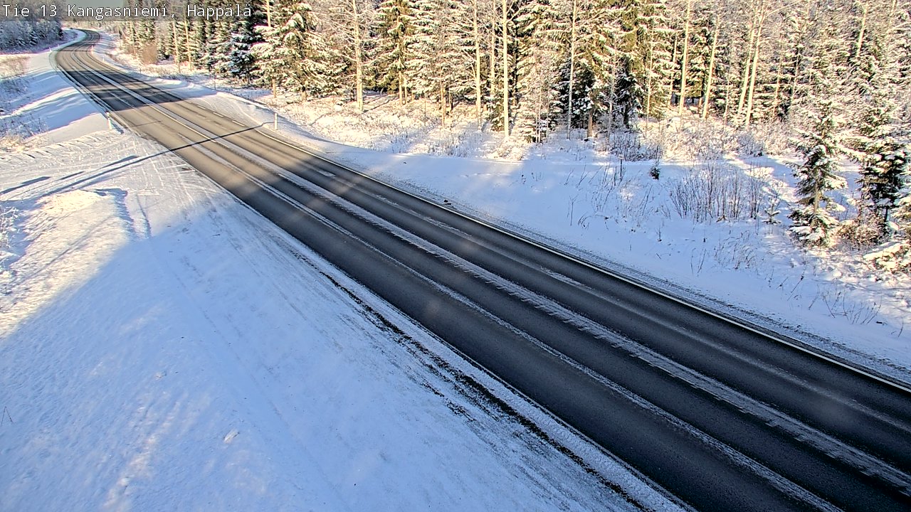 Weather Camera Image Väg 13 Kangasniemi, Häppälä, Kangasniemi, Etelä-Savo