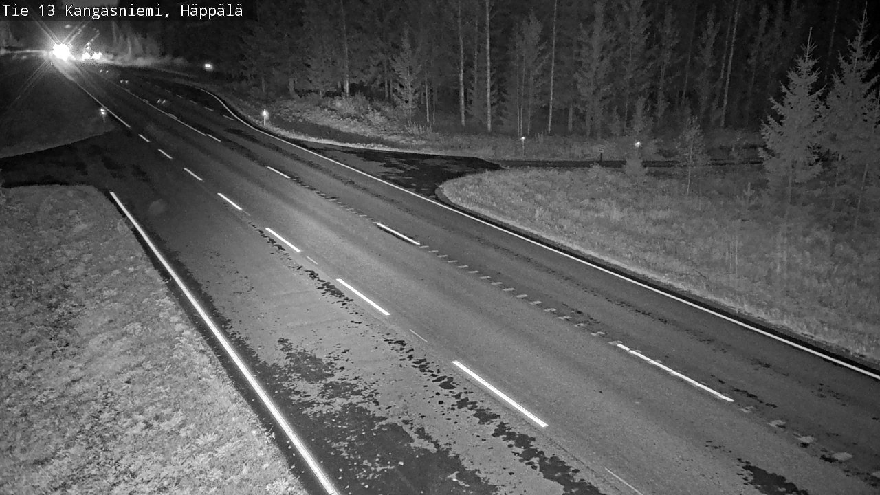 Weather Camera Image Road 13 Kangasniemi, Häppälä, Kangasniemi, Etelä-Savo