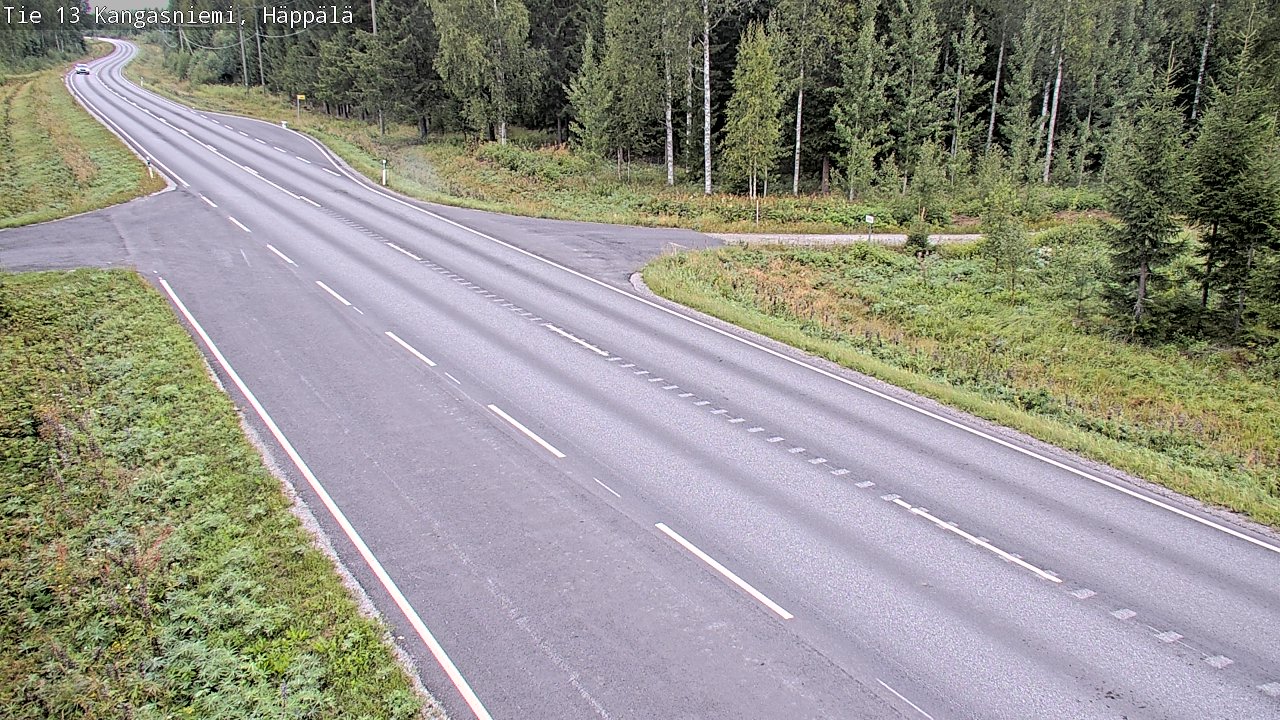 Weather Camera Image Road 13 Kangasniemi, Häppälä, Kangasniemi, Etelä-Savo