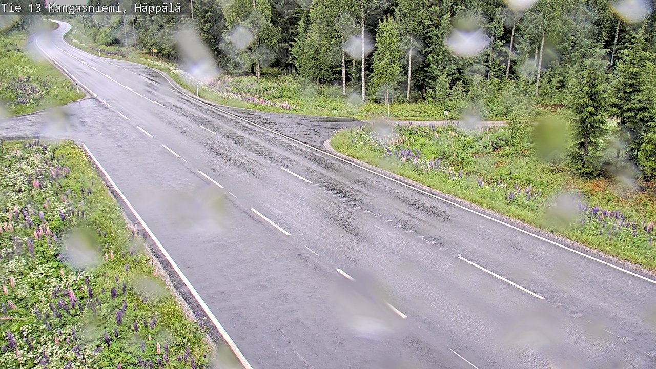 Weather Camera Image Väg 13 Kangasniemi, Häppälä, Kangasniemi, Etelä-Savo