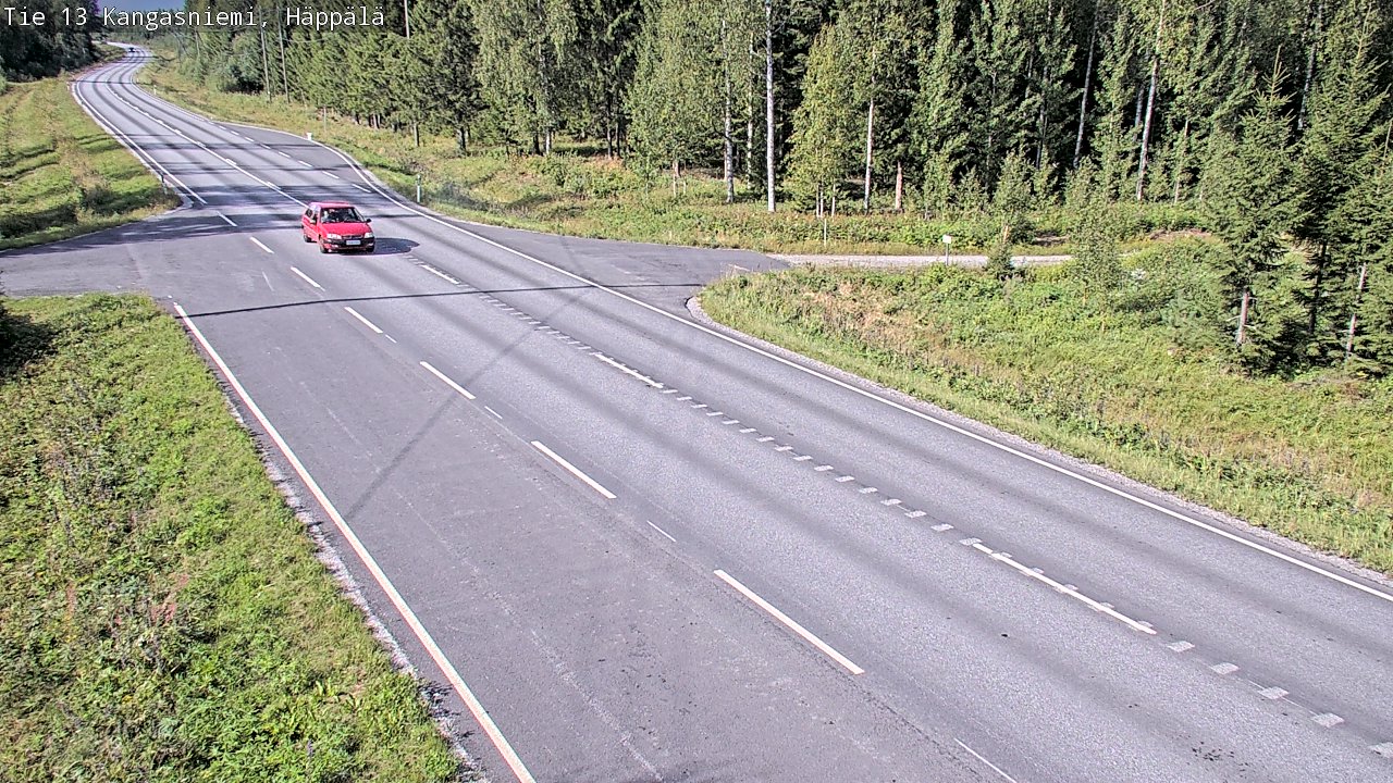 Kelikamerat Kuva Tie 13 Kangasniemi, Häppälä, Kangasniemi, Etelä-Savo