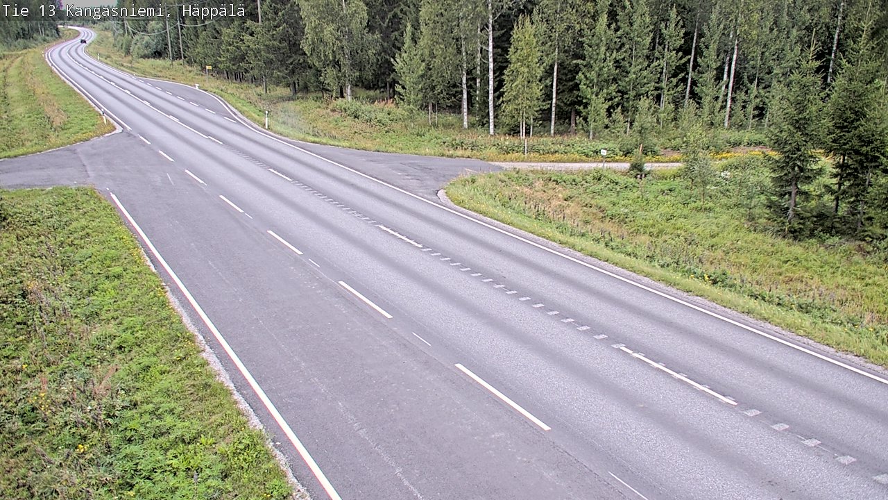 Weather Camera Image Road 13 Kangasniemi, Häppälä, Kangasniemi, Etelä-Savo