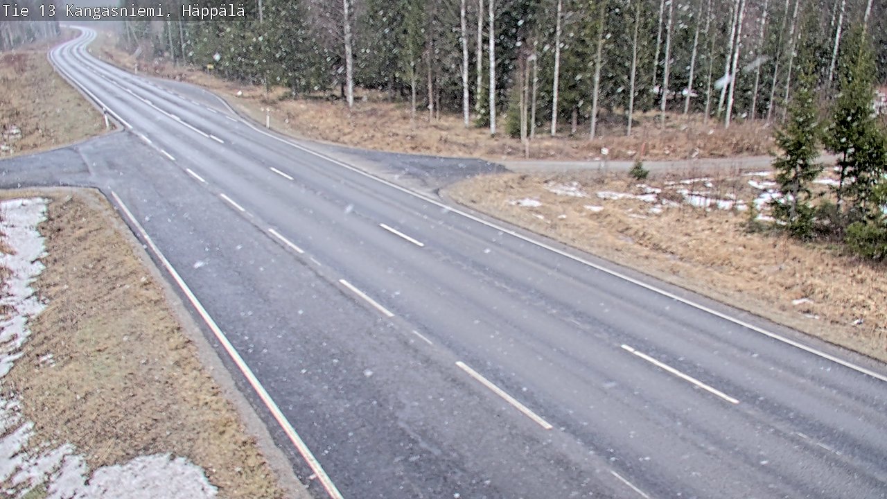 Kelikamerat Kuva Tie 13 Kangasniemi, Häppälä, Kangasniemi, Etelä-Savo