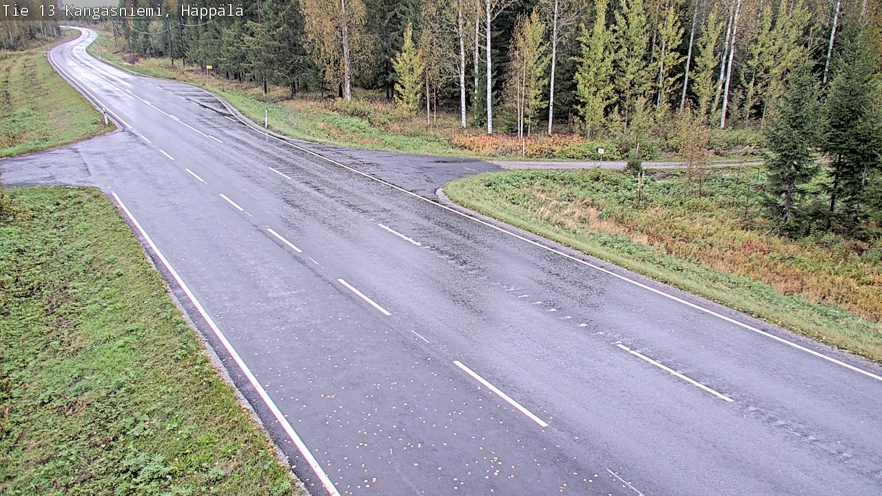 Weather Camera Image Road 13 Kangasniemi, Häppälä, Kangasniemi, Etelä-Savo