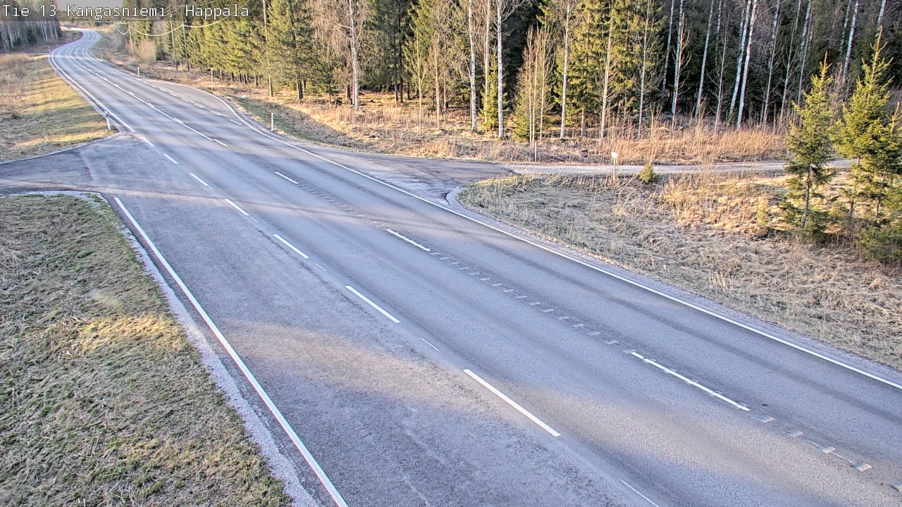 Weather Camera Image Väg 13 Kangasniemi, Häppälä, Kangasniemi, Etelä-Savo